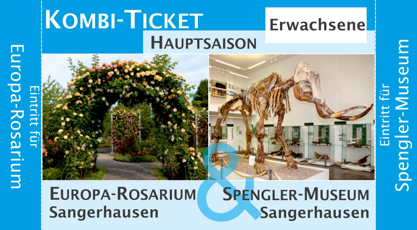 Kombi-Ticket Europa-Rosarium & Spengler-Museum im JUNI - AUGUST